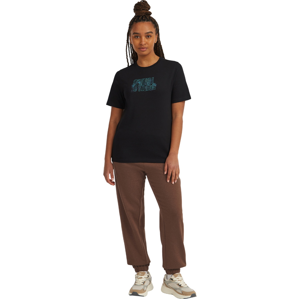 2025 O'Neill Grafisk T-shirt Til Kvinder 1850236 - Black Out